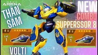 🌩️ Volti Thunderstorm + Suppressor 8 Highlights &ndash; Best Electric Ability Build | Mech Arena Gameplay