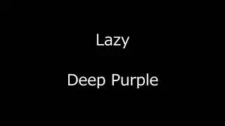 Lazy Deep Purple guitar bass tab score