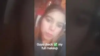 guys check ✅ my full makeup