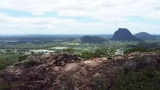 Mt Ngungun climb & drone footage, Glasshouse Mountains, Queensland Australia