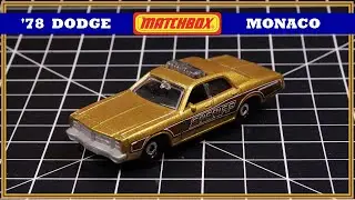 Matchbox '78 Dodge Monaco Police - Custom