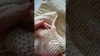 Costura f&aacute;cil y r&aacute;pida Punto Santa Clara o bobo. Tendencia a nivel mundial! #dosagujas #tricot