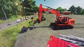 Moving machinery & equipment/closing roadside/transporting |Garden Service/Lawn Care |Fs22 |Ps5