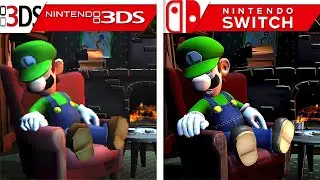 Luigi's Mansion 2 HD vs Luigi's Mansion Dark Moon | 3DS vs Switch | (Side by Side)