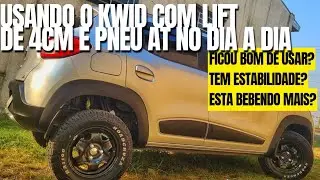 Ficou bom de usar o Kwid com kit lift e pneus AT?
