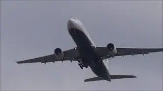 急上昇・乗客が少ない❓ EVR A330 B 16338 Rwy34L Takeoff 成田空港 nrthhh