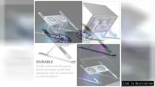 Notebook Cooler LED Fan Colorful Lighting High Strength Aluminum Alloy Double Heat Dissipation Lapto