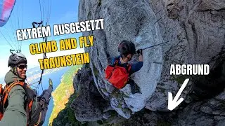 Traunstein via Traunsee Klettersteig mit Gleitschirm | Sehr schwieriger Climb and Fly