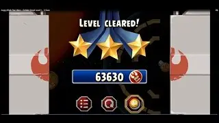 Angry Birds Star Wars - Golden Droid Level 1 - 3 Stars