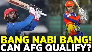 Real Power Hitting By Mohammad Nabi | Can Afghanistan Qualify? | HBL PSL | MG2A