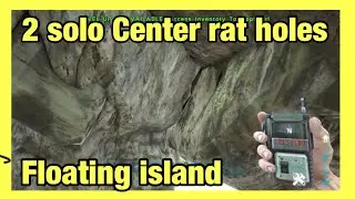 2 SOLO CENTER RAT HOLES , FLOATING ISLAND (ARK : SURVIVAL EVOLVED) LEGIT , OFFICIAL