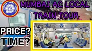MUMBAI AC LOCAL TRAIN | LUXURIES LOCAL TRAIN OF MUMBAI | MUMBAI LOCAL | GANGESH YADAV VLOGS |