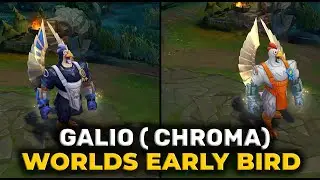 Birdio (Worlds Early Bird) Chroma Comparison - League of Legends