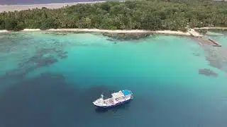 Drone (Aerial) video of Satowan Island located in Satawan Atoll in the Mortlocks Region, Chuuk State