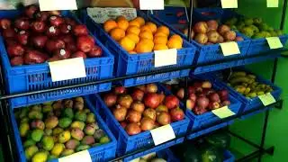 Fruits and vegetables shop in Mysore bogadi.