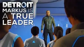 Markus is a LEADER (Most Powerful Moments of Markus) - DETROIT BECOME HUMAN