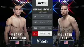 Justin Gaethje vs Tony Ferguson UFC 249 FULL FIGHT Champions