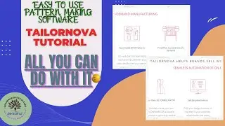 EASY TO USE PATTERN MAKING SOFTWARE/TAILORNOVA TUTORIAL/ALL YOU CAN DO WITH TAILORNOVA: