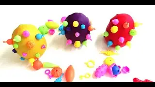 magic eggs surprises Play Doh| Большое яйцо сюрприз Плей ДО| Принцессы и маленький Пони