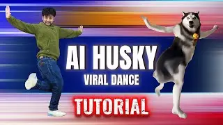 AI Husky Trending Reels Dance Tutorial | Ichu Ichu Husky Dance | Ajay Poptron Tutorial