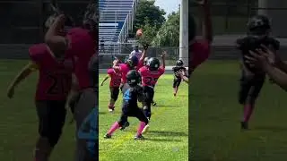 😱WHAT. A. CATCH! Pahokee Panthers 8U #popwarner #football