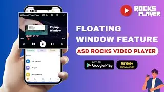 How to enable the floating window feature in the ASD Rocks Video Player app 😍 | Video Player
