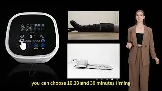 Leg air compression massager#fittness #legmassage