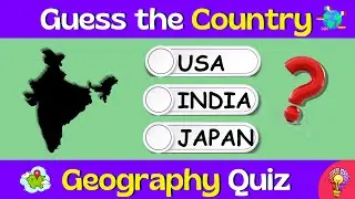 Guess the Country by Shape Quiz