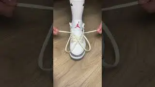 Sail Shoelaces 🤝 Air Jordan 3 White Cement Reimagined 😮&zwj;💨 #asmr #sneakers #jordans #tutorial