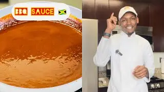 Jamaican style homemade BBQ Sauce with Scotch Bonnet & Ginger 🇯🇲🔥