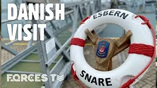 Why One Of Denmark's Largest Military Ships Is Training In Devonport ⚓ | Forces TV