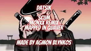 Datsik - Scum (MONXX Remix) song mapped in Quaver by me