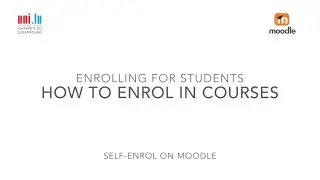 How to enrol in a course in Guichet Etudiant and on Moodle (self-enrolment)