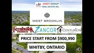 WEST BROOKLIN | BY CENTURION HOMES, ZANCOR HOMES AND FERNBROOK HOMES | WHITBY | ONTARIO #townhomes