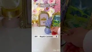 How to Make Lavender Flowers Using Paper Towels | DIY Lavender