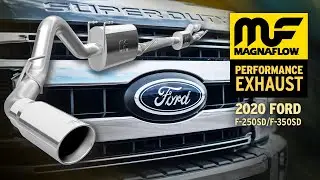 2020 Ford F-250/ F-350 Super Duty Exhaust System Sound [ MagnaFlow Cat-Back Exhaust #19530 ]