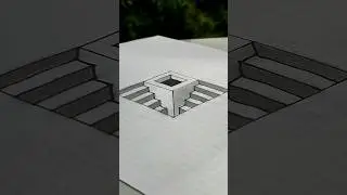 Mind-Blowing 3D Illusions That Will Amaze You! 🎨👀 #illusion #drawing #shorts
