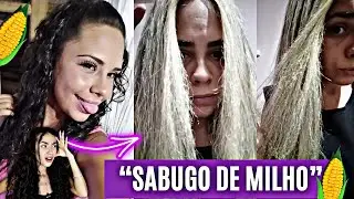 CABELO VIRGEM VIROU PALHA! ELA DESCOLORIU DEPOIS DE 5 ANOS NO PROJETO RAPUNZEL!!