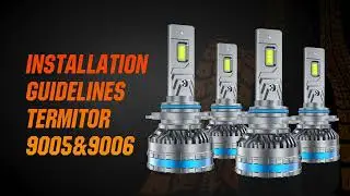 How to Install FAHREN 9005 9006 Led Light Bulbs