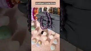 Natural Amethyst Crystal Healing Bracelet for Calm, Intuition, and Protection &ndash; Handmade Jewelry