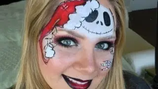 Jack Skellington: Nightmare Before Christmas Face Painting