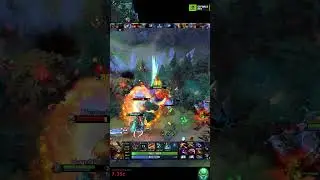 Poor Lifestealer versus 4 man gank ended with Earthshaker KS 3389 crit #dota2 #critical