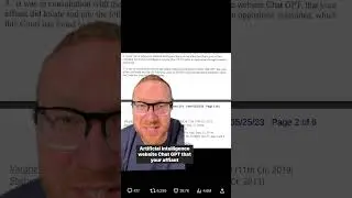 Адвоката ПОЙМАЛИ и унизили за использование ChatGPT в суде (никогда так не делайте!)