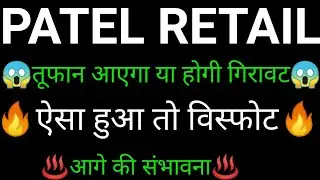PATEL RETAIL share 🔥✅ | PATEL RETAIL share latest news today | PATEL RETAIL share news