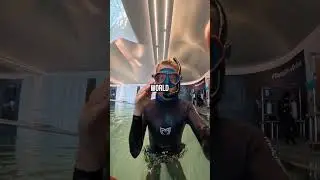 Дайвинг в САМОМ ГЛУБОКОМ БАССЕЙНЕ В МИРЕ! (глубина 60 м) #шорты