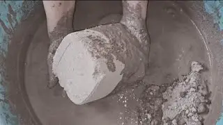 Gritty Sand Cement ASMR Crumbling in Water & Dipping For Relaxing your brain 🧠 