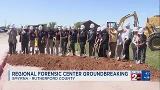 Groundbreaking held for Rutherford County Regional Forensic Center