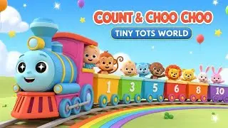 Fun Train Numbers Song 🚂 Learn to Count for Toddlers