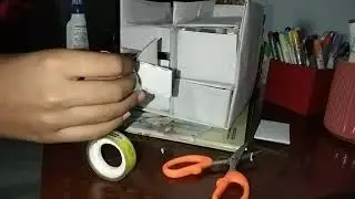 I make Mini stationery organizer with simple material 