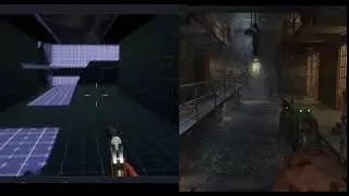 Core Development | Mob of the Dead Greyboxing Side-by-Side
